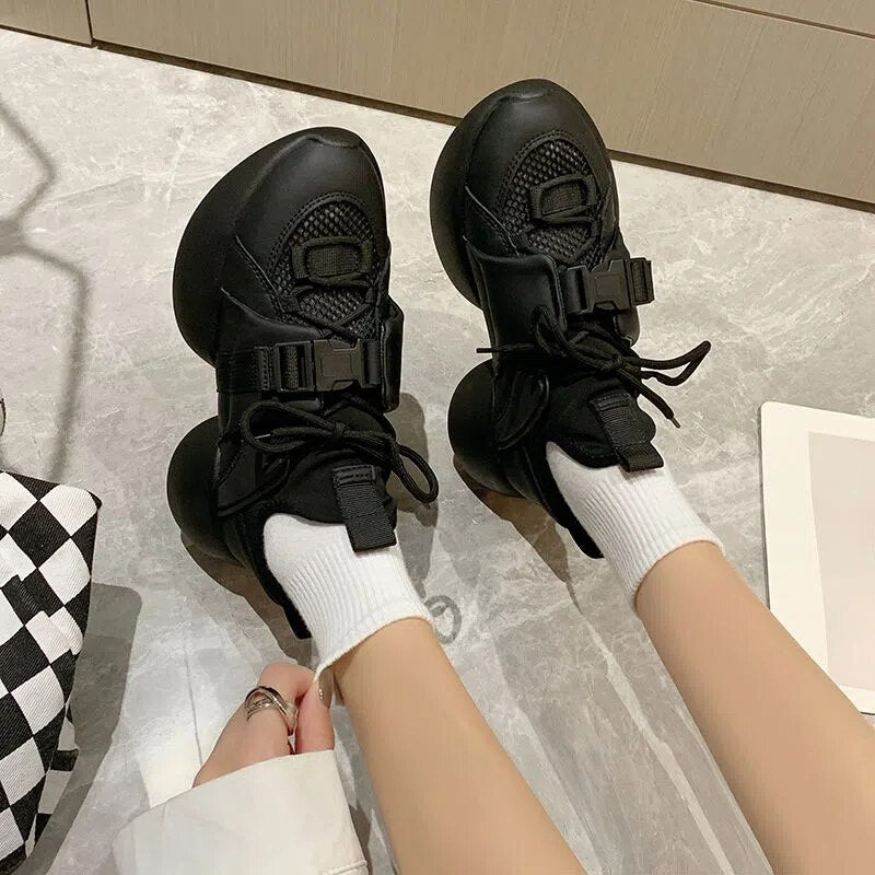 Women Sneakers Genuine leather Platform Sneakers